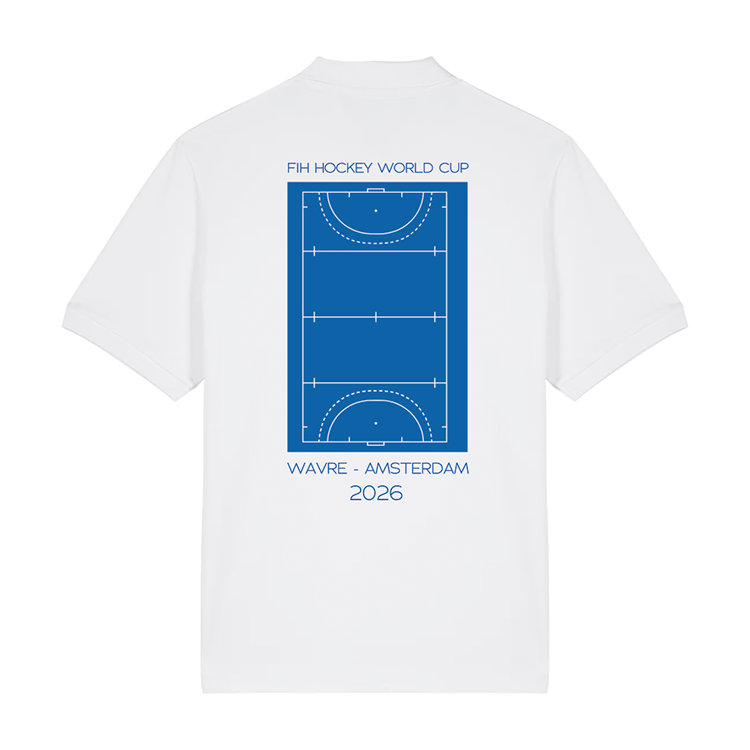 Hockey World Cup 2026 - Retro polo shirt white