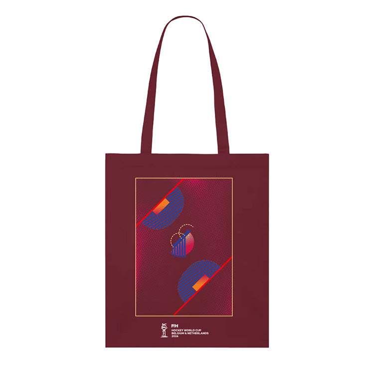 Hockey World Cup 2026 - Totebag burgundy
