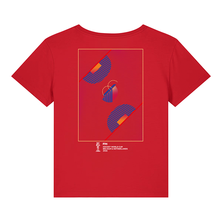 Hockey World Cup 2026 - T-shirt red - women