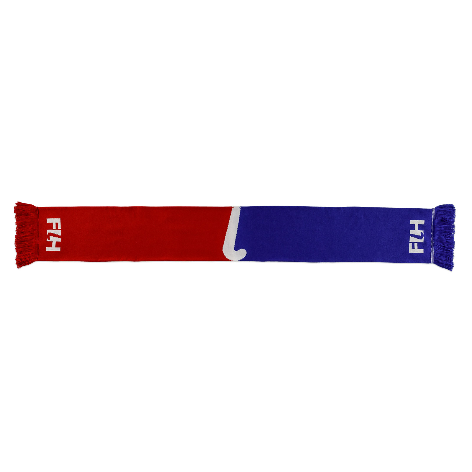Scarf, reversible, Red/Blue - Motive FIH Hockey Stick