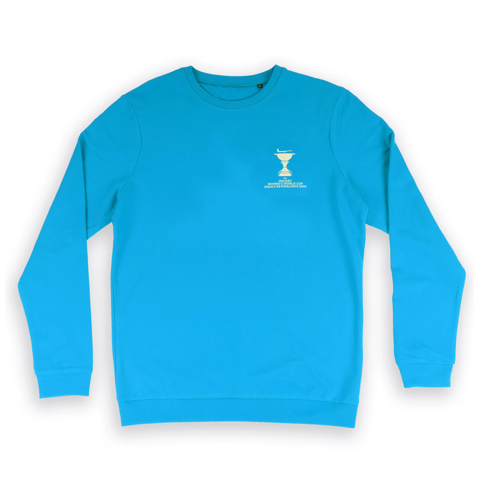 Light sweater, Hawaian blue, 80% cotton, 20% polyester
