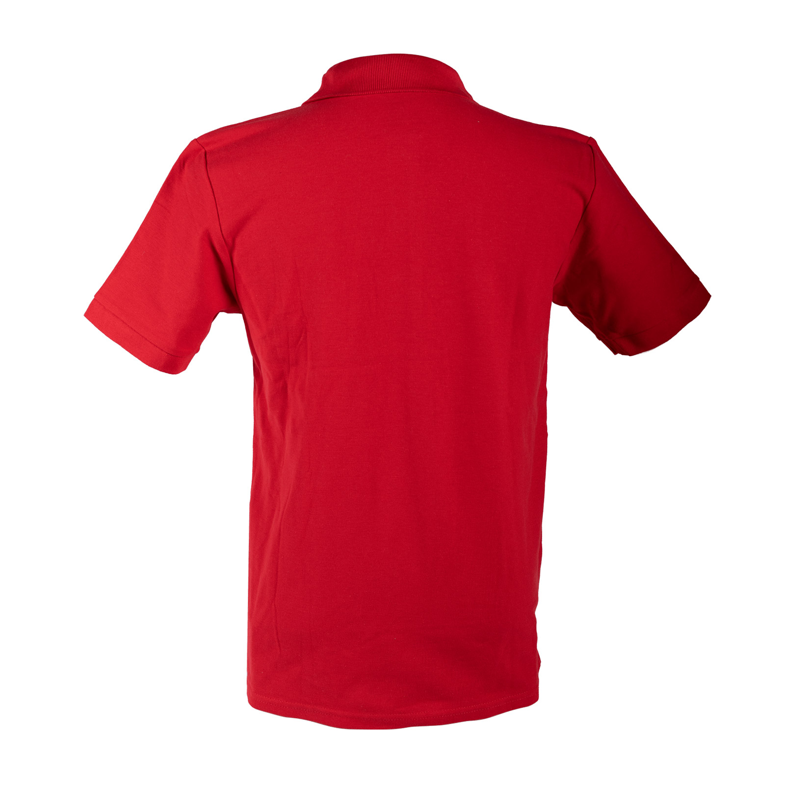 Polo shirt, red, 100% organic cotton